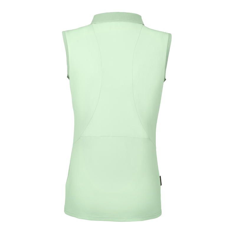 Pikeur Jarla Ladies Sleeveless Polo Shirt - Soft Lind-1